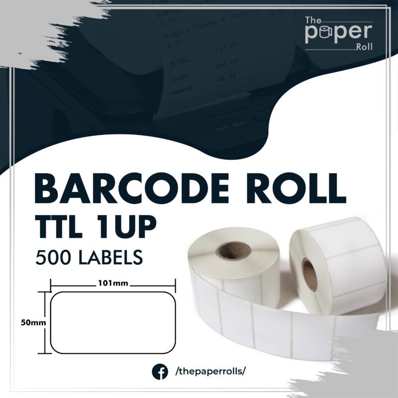 Barcode Label 101mmX50mm (4*2) 1up (500L)