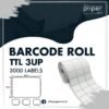 Barcode Label TTL 34mm X 24mm 3000 labels