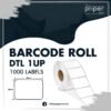 DTL Barcode Label 38x28mm 1up