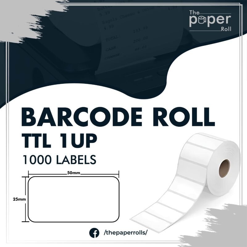 Barcode Label 50mmX25mm (2/1)