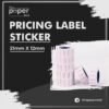 Sticker 21mm X 12mm