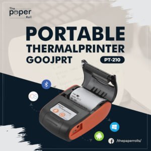 80mm (3 Inches) Portable Thermal Printer USB + Bluetooth + Battery