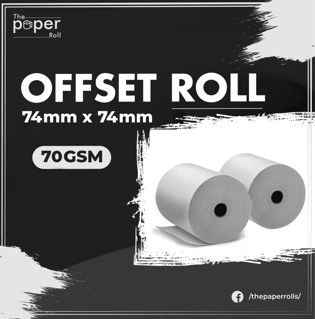 Offset Sticker Roll Premium Thermal Printer Rolls Online | The Paper Roll