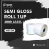 Semi Gloss 40x20 3000 Label / Roll 1 Up