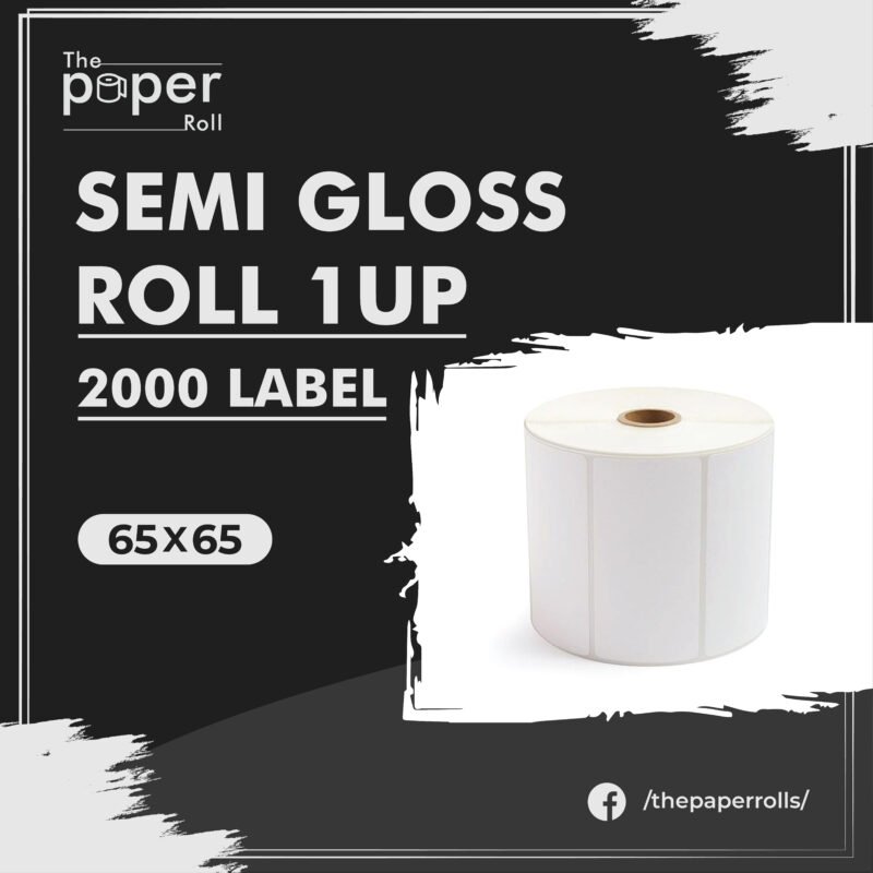 Semi Gloss 65x65 2000 Label / Roll 1 Up