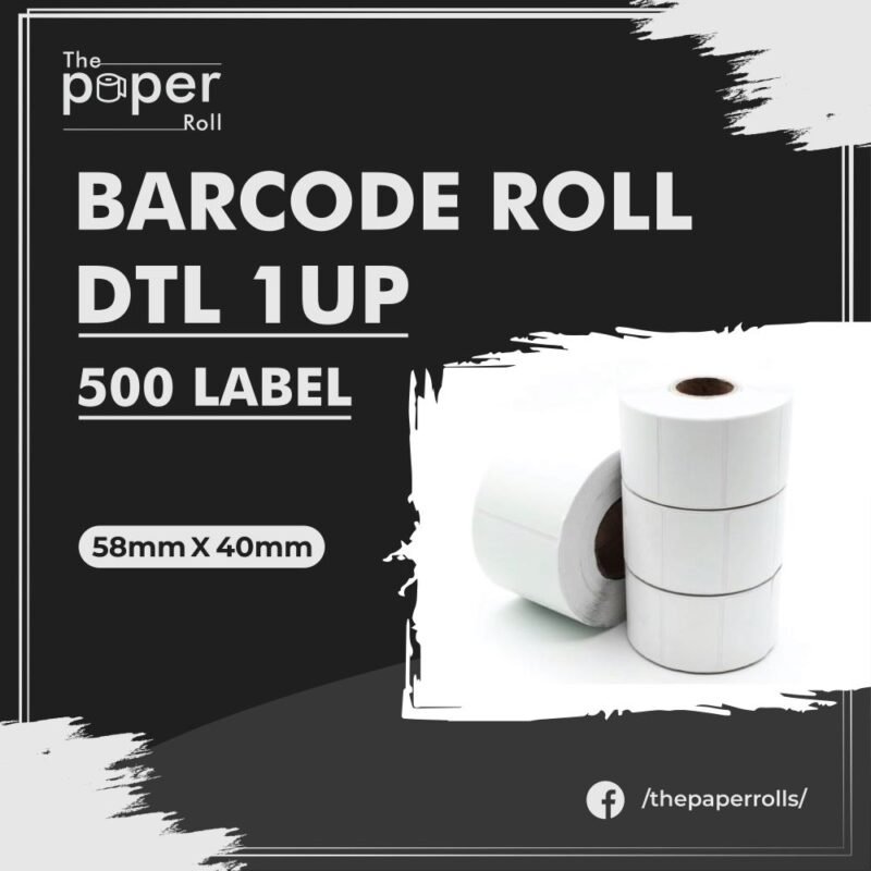 DTL Barcode Labels 58mmX40mm 500 Labels
