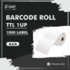 TTL Barcode Labels 4x4 1000 Labels