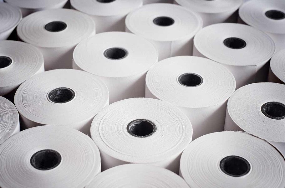 The Science behind Heat-Printed Text: Inside a Thermal Paper Roll