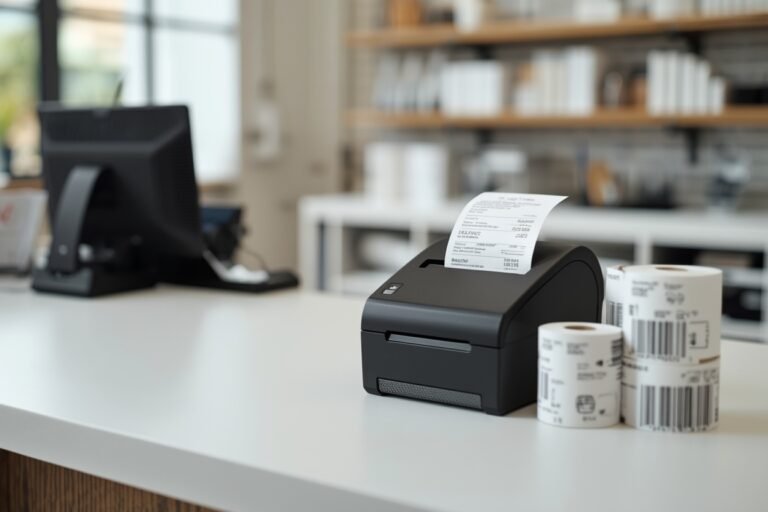 Wireless thermal receipt printer