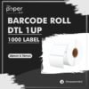 DTL Barcode Labels 28mmx19mm 1up 1000 Labels