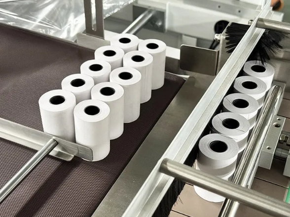 POS thermal paper roll size guide showing 57mm & 79mm thermal rolls, paper lengths & sizing tips for compatible POS printers.