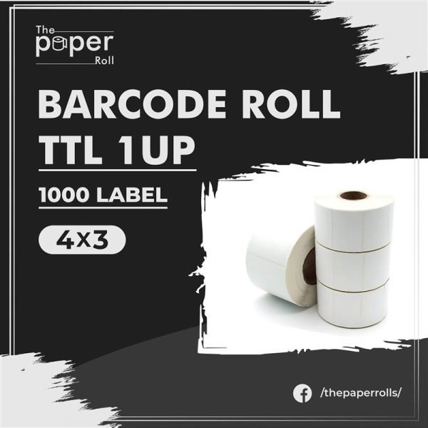 BARCODE LABEL TTL 4X3 1000 LABEL-01