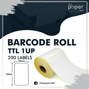 Barcode Label 102mmX152mm 1up 200L-01