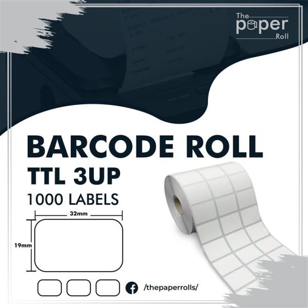 Barcode Label 32mmX19mm 3UP-01