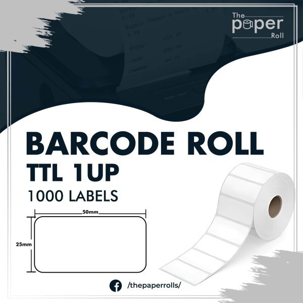 Barcode Label 50mmX25mm 1000L