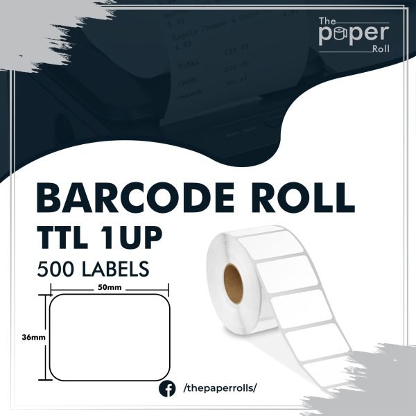 Barcode Label 50mmX36mm