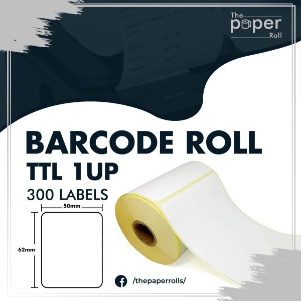 Barcode Label 50mmX62mm 300L