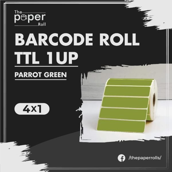 4x1 Barcode Label Roll