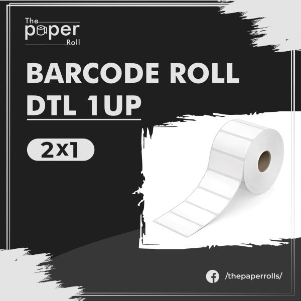 DTL Barcode Label 2X1 1 up