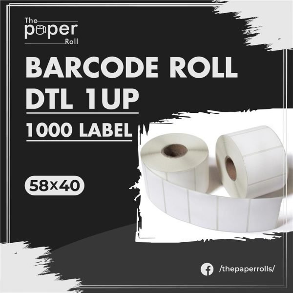 DTL Barcode Label 58x40mm 1000 Labels