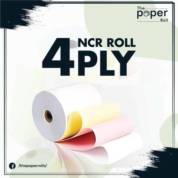 NCR 4 Ply paper rolls