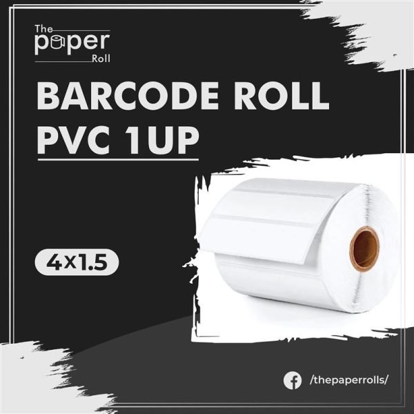 PVC Label Roll 4X1.5 Inch
