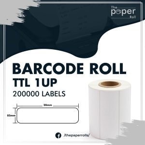 TTL Barcode Label 20mmX05mm