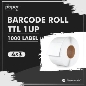 Buy TTL Barcode Label 4x3 Inch 1000 Labels | The Paper Roll