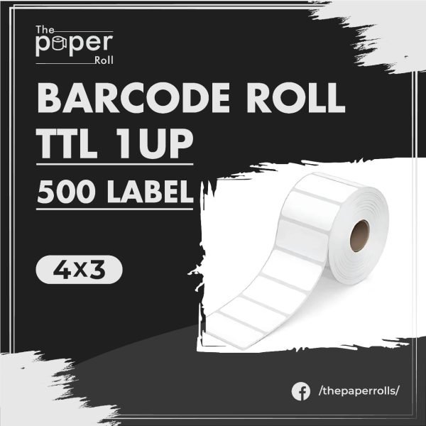 TTL Barcode Label 4x3 inch Barcode Label Suppliers Pakistan