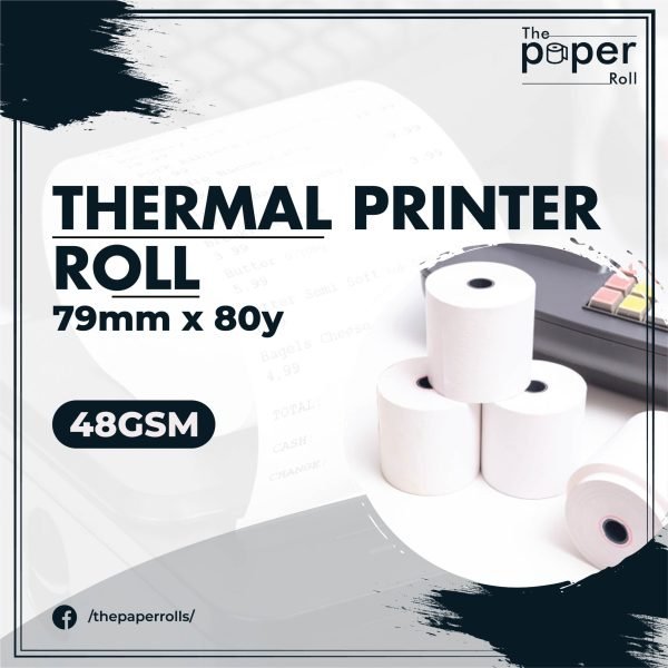 79mm x 80 Yard Thermal Roll